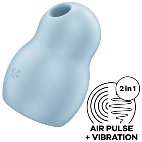 Satisfyer Pro To Go 1 Dual Stimulator Vibrator Blue