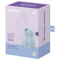Satisfyer Pro To Go 1 Dual Stimulator Vibrator Blue