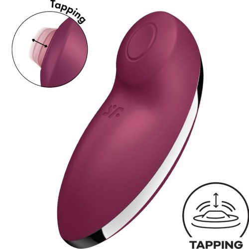 Tap & Climax 2 Red Vibrator with Dual Stimulation