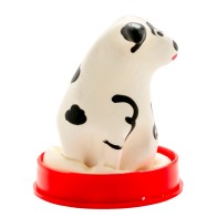 Hand-Painted Dalmatian Dog Condom