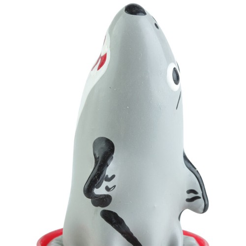 Hand-Painted Shark Condom for Unique Parties