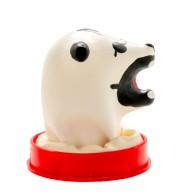 Hand-Painted Polar Bear Condom Unique Art Toy
