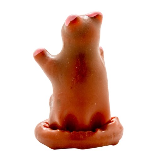 Hand-Painted Teddy Bear Condom - Unique Erotic Gift