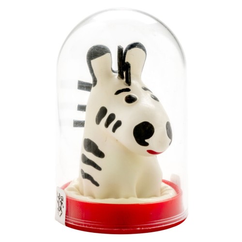Hand-Painted Decorative Condom Zebra