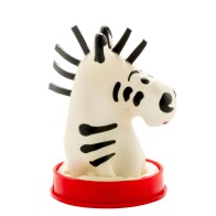 Hand-Painted Decorative Condom Zebra