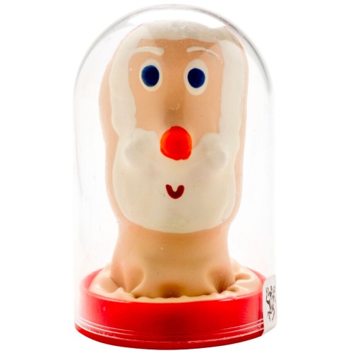 Decorative Hand-Painted Santa Condom for Unique Experiences