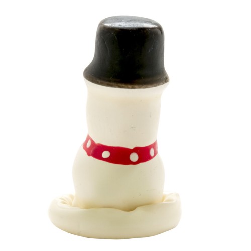 Hand-Painted Snowman Condom