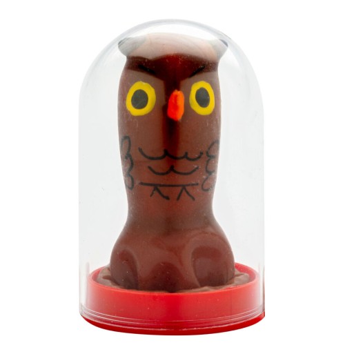 Hand-Painted Condom Owl Unique Gift