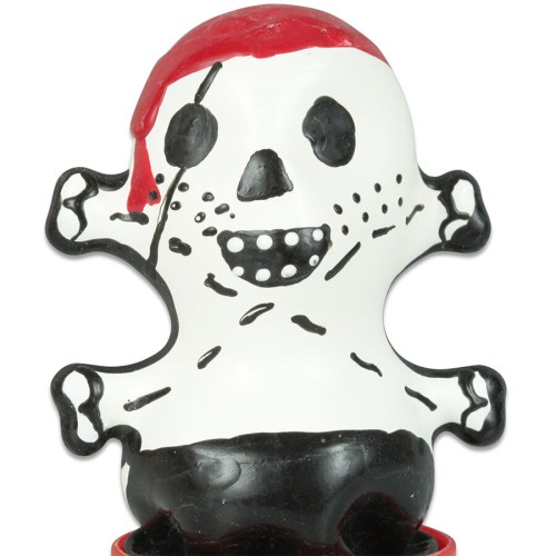 Hand-Painted Pirate Condom for Fun Occasions