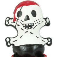 Hand-Painted Pirate Condom for Fun Occasions