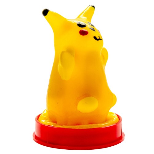 Decorative Hand-Painted Condoms Yellow Mouse