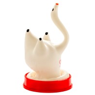 Hand-Painted Swan Decorative Condom