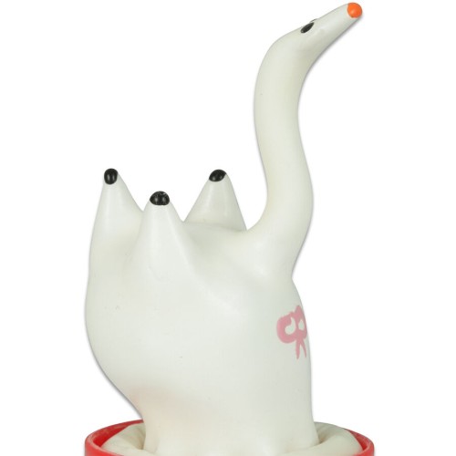 Hand-Painted Swan Decorative Condom