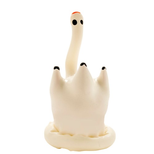 Hand-Painted Swan Decorative Condom