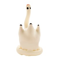 Hand-Painted Swan Decorative Condom