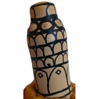 Hand-Painted Novelty Condom Leaning Tower of Pisa