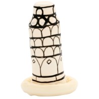 Hand-Painted Novelty Condom Leaning Tower of Pisa