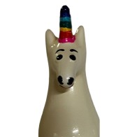 Hand-Painted Rainbow Unicorn Condom