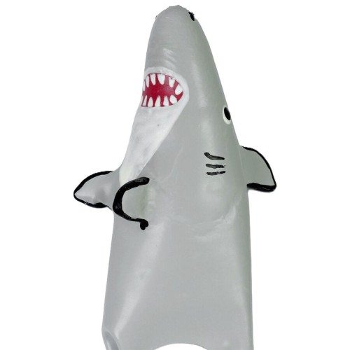Hand-Painted Decorative Condom Shark XL