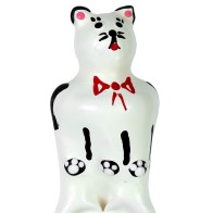 Hand-Painted Cat Condom XL - Unique Erotic Gift