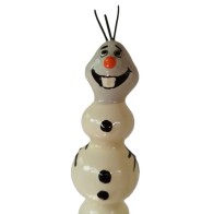 Hand-painted Decorative Condom Cute Snowman XL