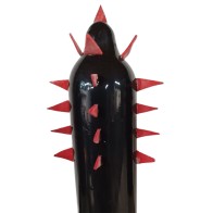 Hand-Painted Cactus Black XL Condom