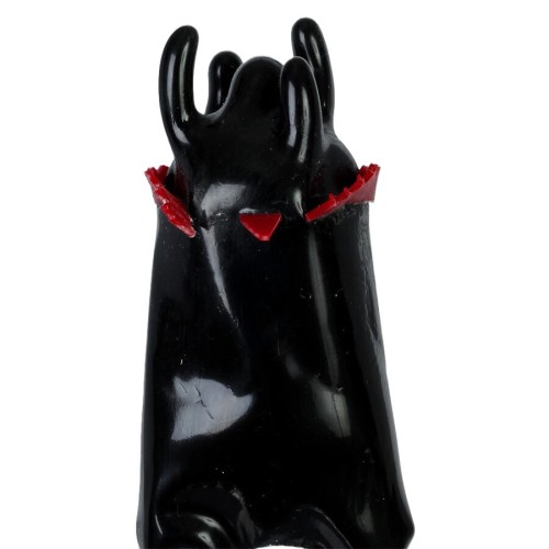 Hand-Painted Decorative Condom Black Tower XL