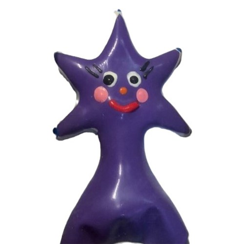Happy Star XL Hand-Painted Condom - Unique Gift