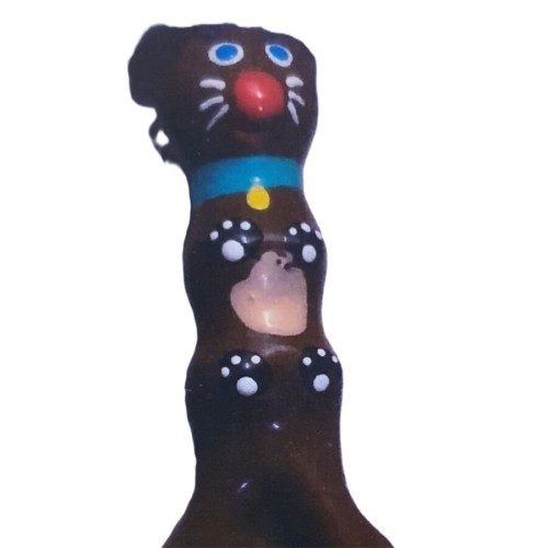 Hand-Painted Decorative Condom Brown Dachshund XL - Unique Fun