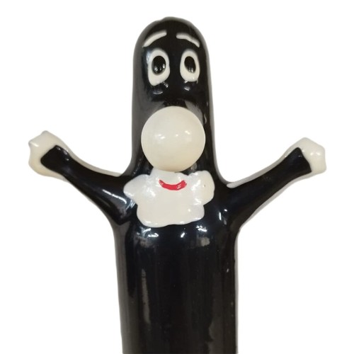 Hand-Painted Happy Puppet Condom XL - Unique Gift