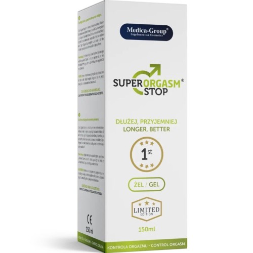 Super Orgasm Stop Gel for Men 150 Ml - Control & Prolong Pleasure