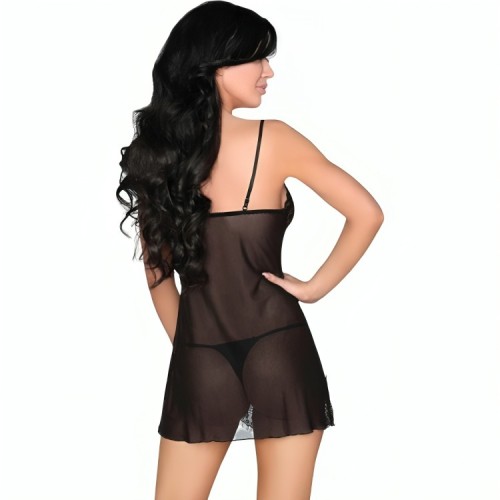 Livco Corsetti Fashion Luise Babydoll and Thong Black