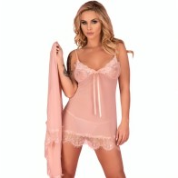 Livco Corsetti Fashion Hyeona Babydoll and Pink Thong