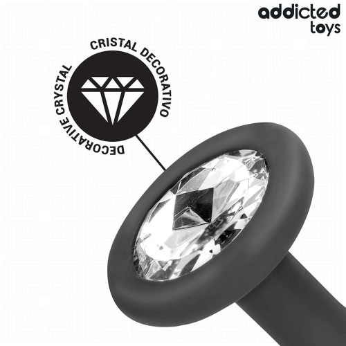 Set De 3 Plug Silicona Anal Con Joya - Addicted Toys