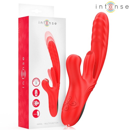 Intense - Karol Multifunction Vibrator Push & Stimulation & Waves Stimulator