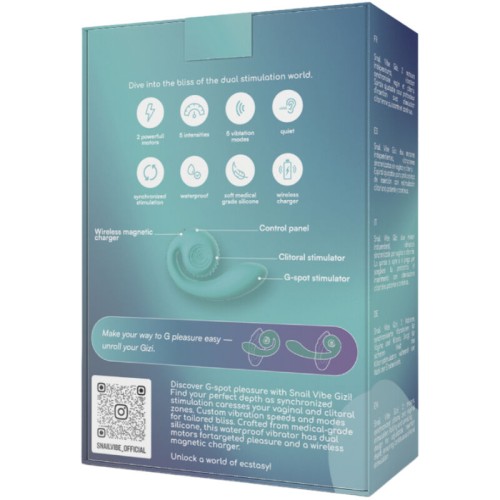 Gizi Dual Stimulator Turquoise for Ultimate Pleasure