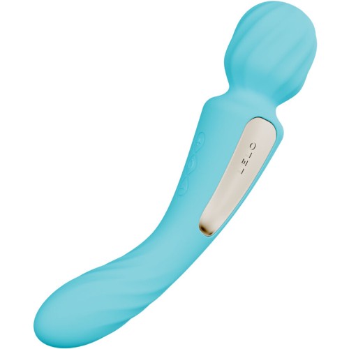 Vibrador Wanda Switch Estimulación Doble Celeste