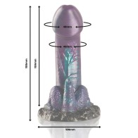 Epic Basilisk Dildo Doble Placer Escamoso Tamaño Pequeño