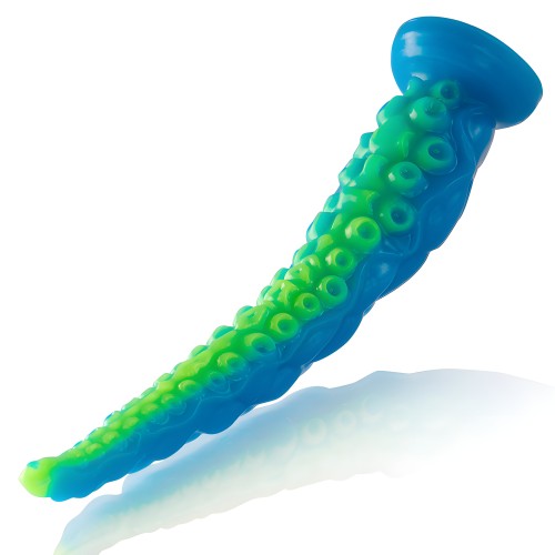- Scylla Dildo Tentáculo Fino Fluorescente Tamaño Grande