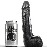 Soft Realistic Dildo Black 20 cm