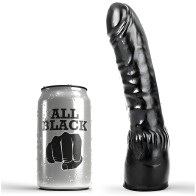 All Black Dildo Realístico Negro 20cm