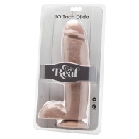 - Dildo 25,5 Cm Con Testículos Natural
