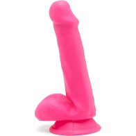 Get Real Happy Dicks 12cm Dildo with Balls Pink
