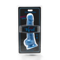 Happy Dicks 19 cm Realistic Dildo - Blue