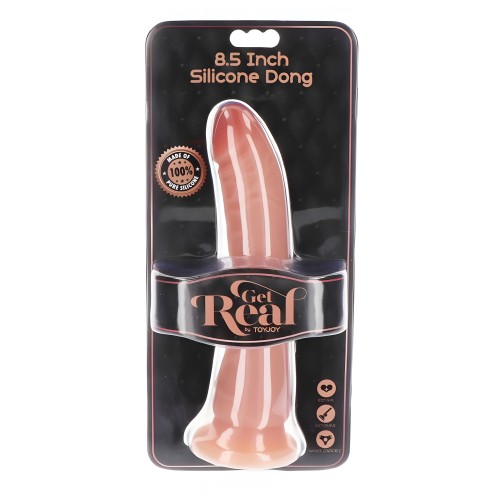 21 cm Natural Silicone Dong - Get Real