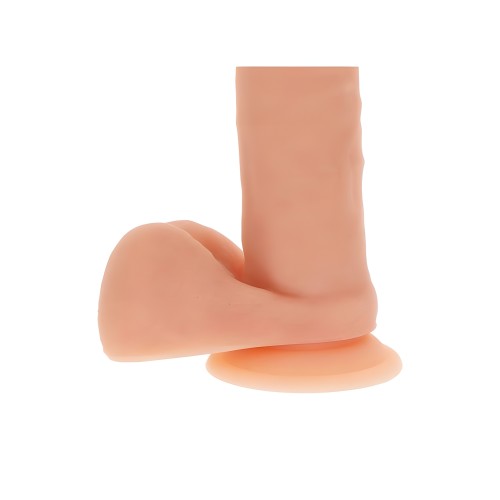 Dildo Silicona 20,5 Cm Con Testículos Natural