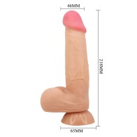 Pretty Love Realistic Dildo with Suction Cup - Sliding Skin Series