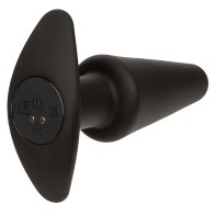 Rock Bottom Anal Plug Tapered 10 Vibrations Black
