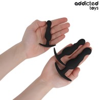 Addicted Toys Set of 3 Silicone Anal Plugs Model 1
