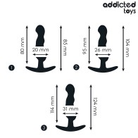 Addicted Toys Set of 3 Silicone Anal Plugs Model 1